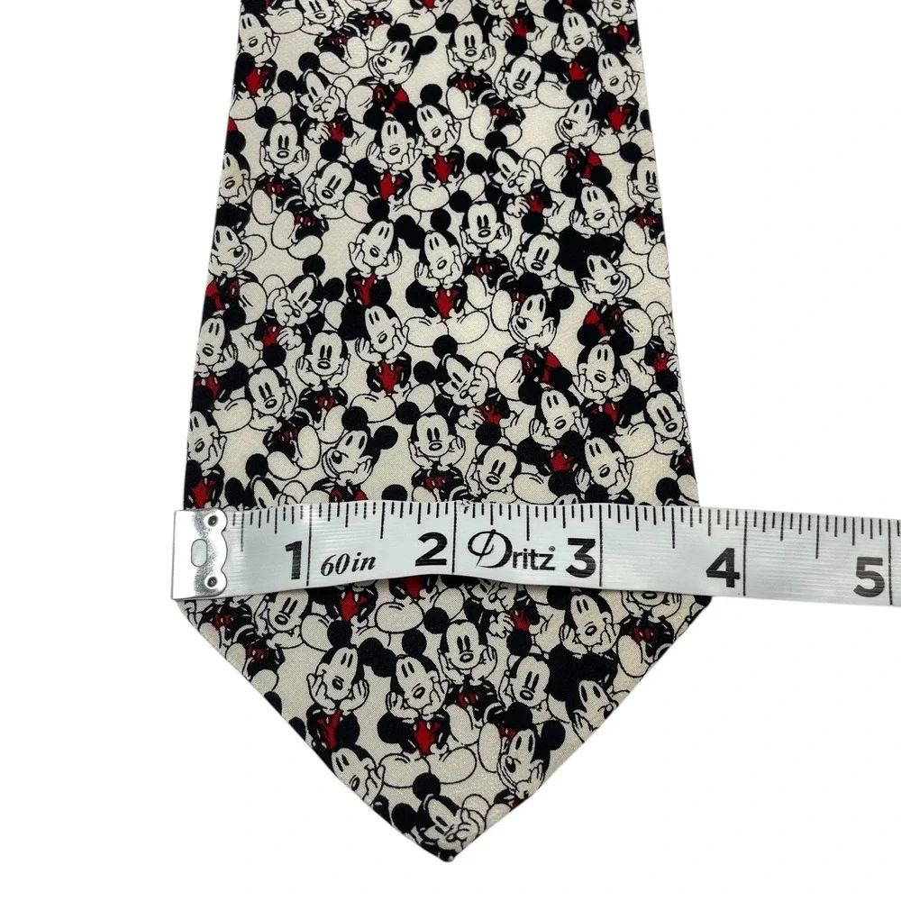 VTG Mickey Mouse‎ Men's Tie Walt Disney World  100% Silk Balancie Tie Works